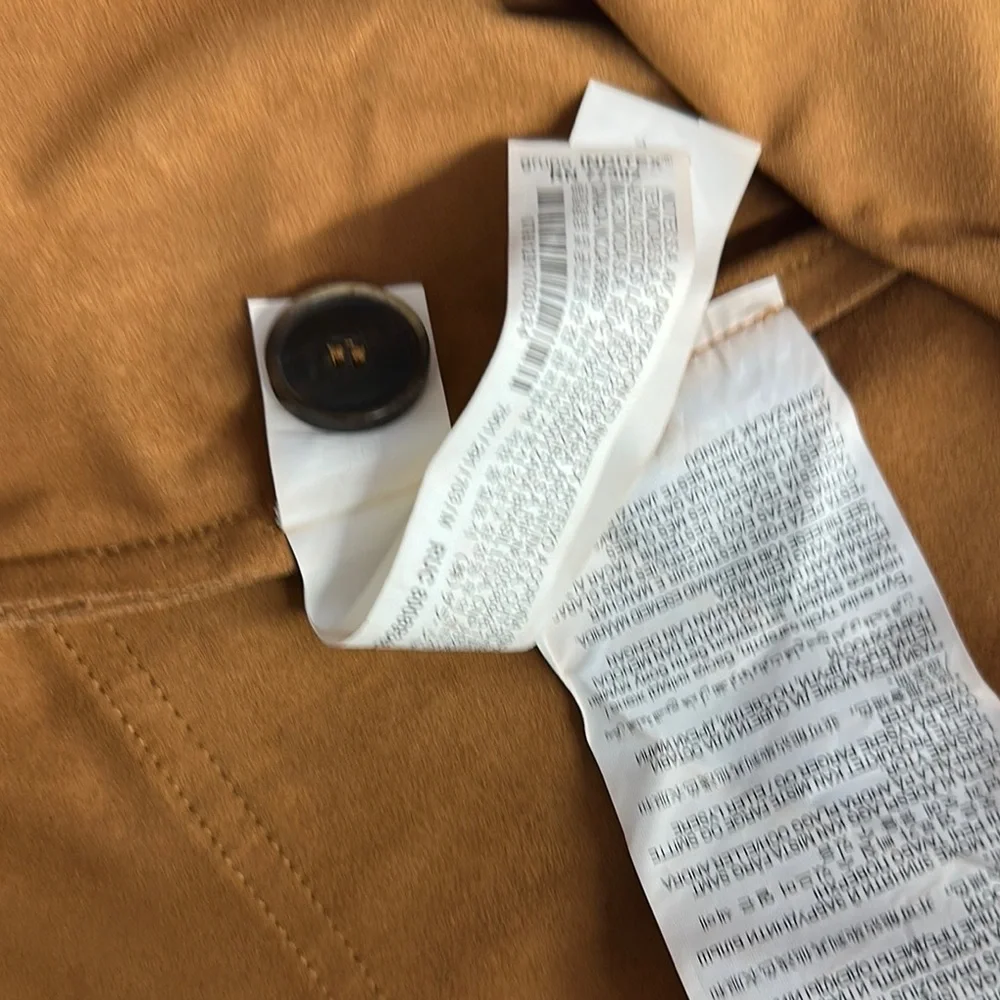 Tan Mini Pencil Skirt - Picture 4 of 4